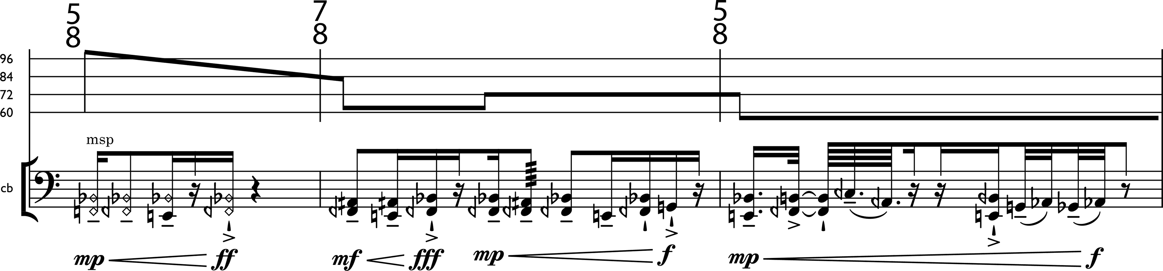 Score excerpt from Sternenstehung
