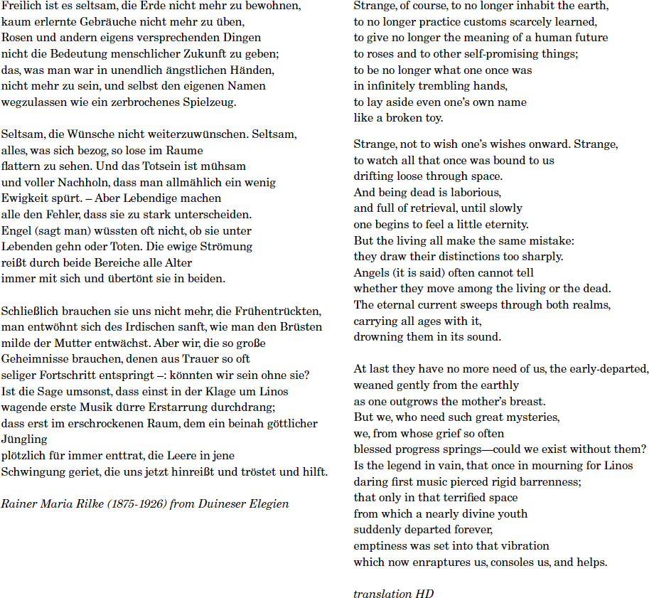 Rilke poem